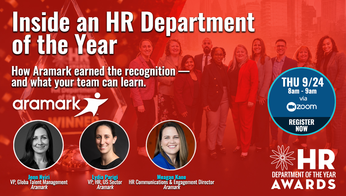 Inside an HR Department of the Year Inside an HR Department of the Year